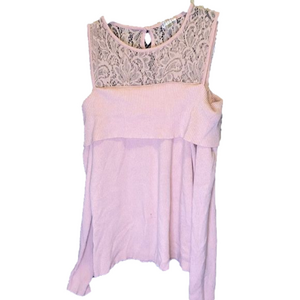 Spease off shoulder lace sweater